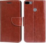 Flipkart SmartBuy Flip Cover for Honor 9 Lite (Brown, Pack of: 1)