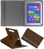 ACM Flip Cover for Toshiba Wt8-B (Brown, Cases with Holder, Pack of: 1)