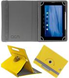 ACM Flip Cover for Datawind Ubislate 7sc (Yellow, Cases with Holder, Pack of: 1)