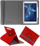 ACM Flip Cover for Celkon Diamond 4g Tab 7 (Red, Cases with Holder, Pack of: 1)