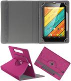 ACM Flip Cover for Digiflip Pro Xt712 Tab (Pink, Cases with Holder, Pack of: 1)