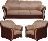 Look In Furniture clara beige Fabric 3 + 1 + 1 Sofa Set (beige, Pre-assembled)