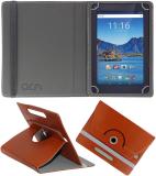 ACM Flip Cover for Iball Slide Q400x (Brown, Cases with Holder, Pack of: 1)