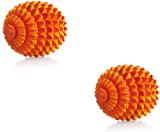 Zenon Acupressure Wooden Energy Ball Foot & Hand Pointed Acupressure Ball Set Of 2 Massager (Multicolor)