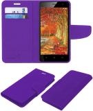 ACM Flip Cover for Jivi Prime P300 (Purple, Cases with Holder, Pack of: 1)