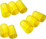 Shopfleet Roller Curls- Pack of 8 Hair Curler (Yellow)