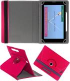 Fastway Flip Cover for Datawind Education Classes 5 to 8 4 GB 7 inch with Wi-Fi+2G (Pink, Cases with Holder, Pack of: 1)