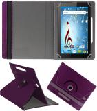 Fastway Flip Cover for I KALL N9 (1+8GB) Dual Sim (3G+WIFI) Calling Tablet (Purple, Cases with Holder, Pack of: 1)