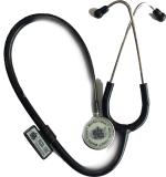 MSI Original Microtone Black Stethoscope with Blue and Green tube with Ear Piece and Diaphragm Acoustic Stethoscope (Black)