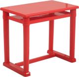 Supreme Stylish Study Table , Red Plastic Study Table (Finish Color - Red, DIY(Do-It-Yourself))