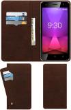 ACM Flip Cover for Ziox Astra Force 4g (Brown, Cases with Holder, Pack of: 1)