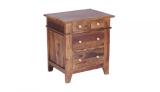 pipercrafts Sheesham Wood Solid Wood Bedside Table (Finish Color - PROVINCIAL TEAK, Pre-assembled)