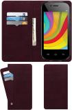 ACM Flip Cover for Mtech A9 (Maroon, Cases with Holder, Pack of: 1)