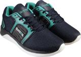 action Synergy Men's 7313 NavyBlue Green Sports Walking Shoes For Men (Navy, Green , 7)