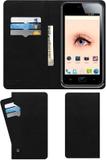ACM Flip Cover for Iball 4a Radium (Black, Cases with Holder, Pack of: 1)