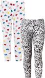 naughty ninos Legging For Girls (Multicolor Pack of 2)