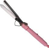 Aone Women Iron Rod Brush Styler Hair Care Curler Curl Curling Straightener 45W - V&G Salon 9-1728 Hair Curler (Pink & White)