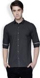 Black Coffee Men Printed Formal Black Shirt