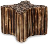 Extreme wood rectangle stool Living & Bedroom Stool (Multicolor) Living & Bedroom Stool (Brown, DIY(Do-It-Yourself))