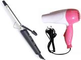 SUPER FOLDABLE HAIR DRYER AND 471B HAIR CURLER Personal Care Appliance Combo (Hair Dryer, Hair Curler)