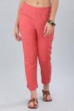 Aurelia Regular Fit Women Pink Trousers