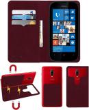 ACM Flip Cover for Nokia Lumia 510 (Maroon, Cases with Holder, Pack of: 1)