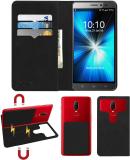 ACM Flip Cover for Celkon Diamond 4g Plus (Black, Cases with Holder, Pack of: 1)