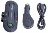 Meraki Wonder v3.0 Car Bluetooth Device with USB Cable, Transmitter, Car Charger (Black)