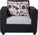 Bharat Lifestyle Nano Fabric 1 Seater  Sofa (Finish Color - Black & Grey, DIY(Do-It-Yourself))