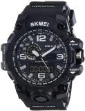 SKMEI 1155_Yellow Black Dial Sporty Look Analog-Digital Watch  - For Boys