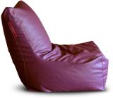 STYLE HOMEZ XXXL Maroon Bean Bag Chair  With Bean Filling (Maroon)