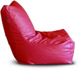 STYLE HOMEZ XXXL Red Bean Bag Chair  With Bean Filling (Red)