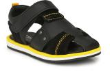 Tuskey Boys Buckle Strappy Sandals (Black , 2 - 2.5 year)