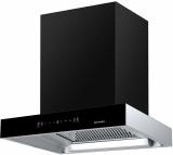 FABER Jupiter HC SC BK 60 cm, Baffle Filter, Touch & Gesture Control, 1350 m /hr Auto-Clean Auto Clean Wall Mounted Black 1350 CMH Chimney