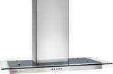 Glen CH6062SS60X750BF Wall Mounted Silver 1000 CMH Chimney