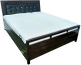 A-1 Star Furniture Metal Single Hydraulic Bed (Finish Color - Black,  (Mattress Included), Delivery Condition - Knock Down)