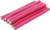 Shopfleet Soft Stick Self Holding Roller Pack Of 9 Hair Curler (Pink)