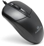 AMKETTE Kwik Pro 8 USB Wired Optical Mouse (USB 2.0, Black)