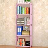 Furn Central Metal Open Book Shelf (Finish Color - Pink, DIY(Do-It-Yourself))