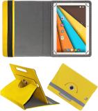 Fastway Flip Cover for Swipe Slate Plus 16GB 10 inch with Wi-Fi+3G Tablet (Yellow, Cases with Holder, Pack of: 1)