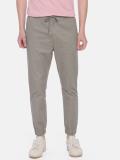 Mast & Harbour Regular Fit Men Grey Trousers