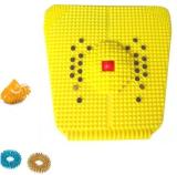 NP NAVEEN PLASTIC K-623 Acupressure Foot Mat With Magnets For Stress And Pain Relief Massager (Multicolor)