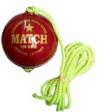 RPM TRADERS Best Quality Match Red Leather Hanging Practice Cricket Ball Cricket Leather Ball (Pack of 1)