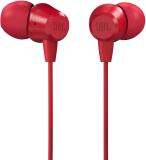 JBL C50HI Wired Gaming (Red, In the Ear)