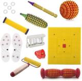 NP NAVEEN PLASTIC KI-814 Acupressure Power Mat With Acupressure Full Body Massage Massager (Multicolor)