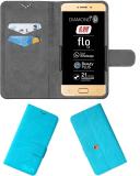 ACM Flip Cover for Celkon Diamond U (Blue, Cases with Holder, Pack of: 1)