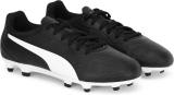 PUMA Boys & Girls Lace Football Shoes (Black)