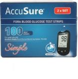 AccuSure 4183 100 Glucometer Strips