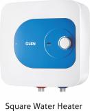 Glen 15 Litres 15 liters 2000W 8 Bar Pressure Temperature control WH-7054SQWH15LM Storage Water Heater (WAITE, Blue)