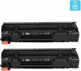 softly print 88A Black Printer Ink Toner Cartridge CC388A Compatible for HP Printer Black Ink Toner